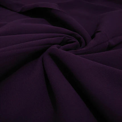 PLAIN GEORGETTE HIJAB - DARK PURPLE