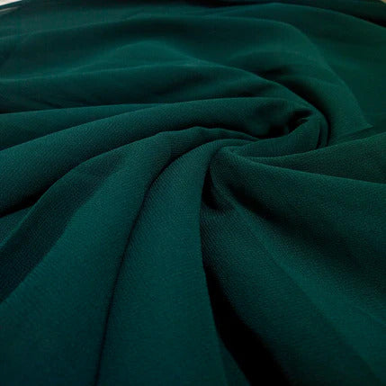 PLAIN GEORGETTE HIJAB - PEACKOK GREEN